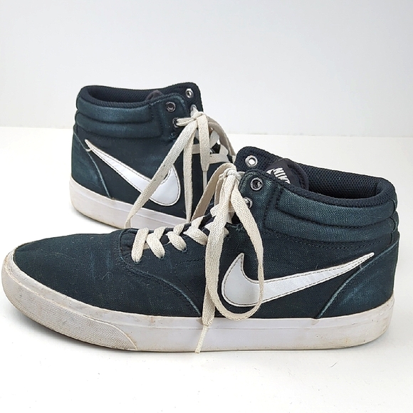 Nike Shoes - NIKE Women's SB Charge Mid Black High-Top Skate Sneakers 9